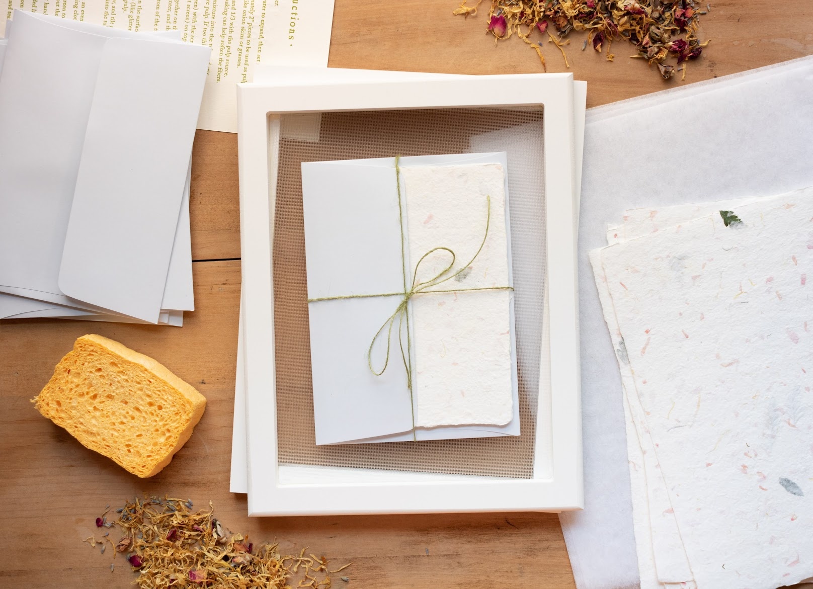 oblation library: how to make handmade paper
