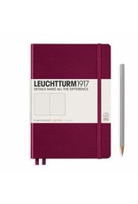 Leuchtturm Leuchtturm A5 Port Red Hardcover Notebook Dotted