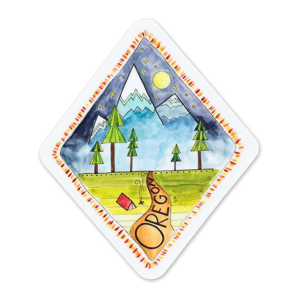 KPB Designs Oregon Diamond Sticker
