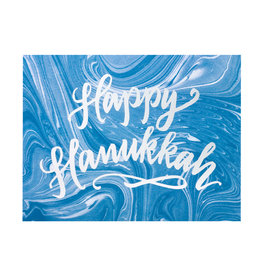 The Social Type Blue Marble Hanukkah Card