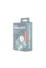 Kikkerland Silver Wire String Lights