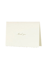 Oblation Papers & Press Thank You Glimmer Note Letterpress Card