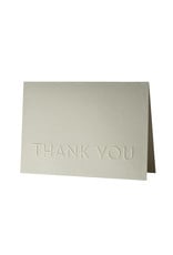 Oblation Papers & Press Embossed Thank You Letterpress Card