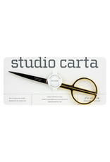 studio carta Paper Scissors - gold handle