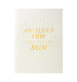 Belle & Union Another Trip Around The Sun Letterpress Card