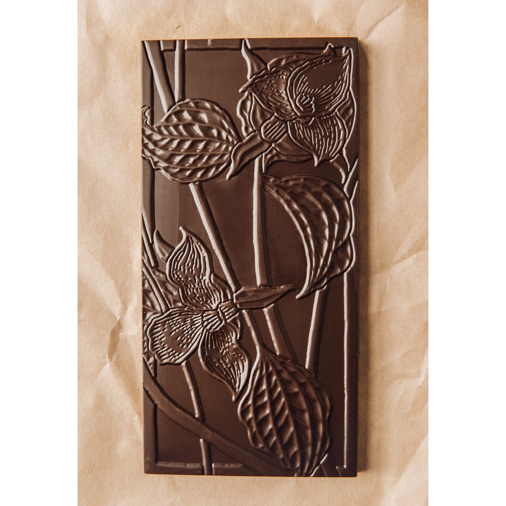 Wildwood Chocolate Rosemary Caramel Embossed Chocolate Bar