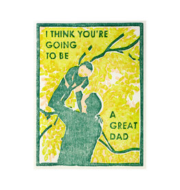Heartell Press Great Dad Block Printed Card
