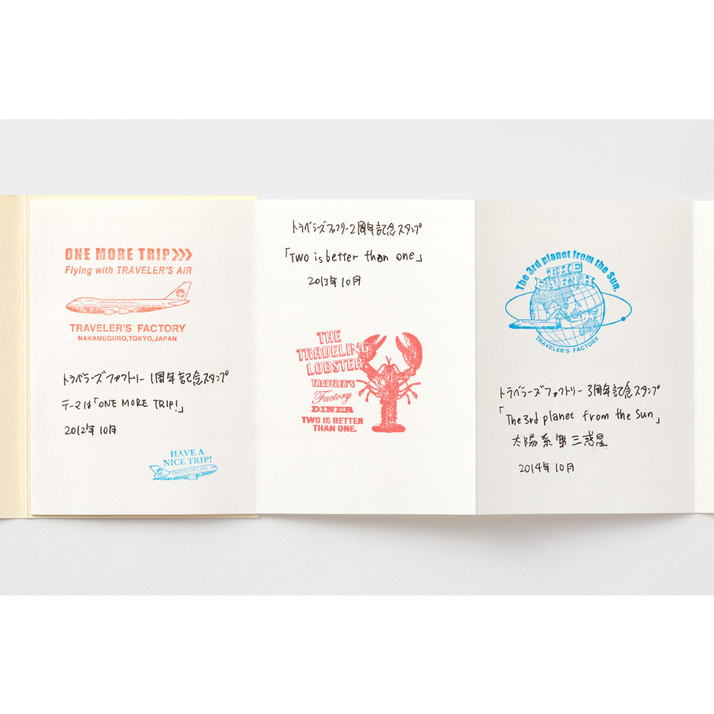 Traveler's Company Refill Accordion Fold Paper Passport B-Side