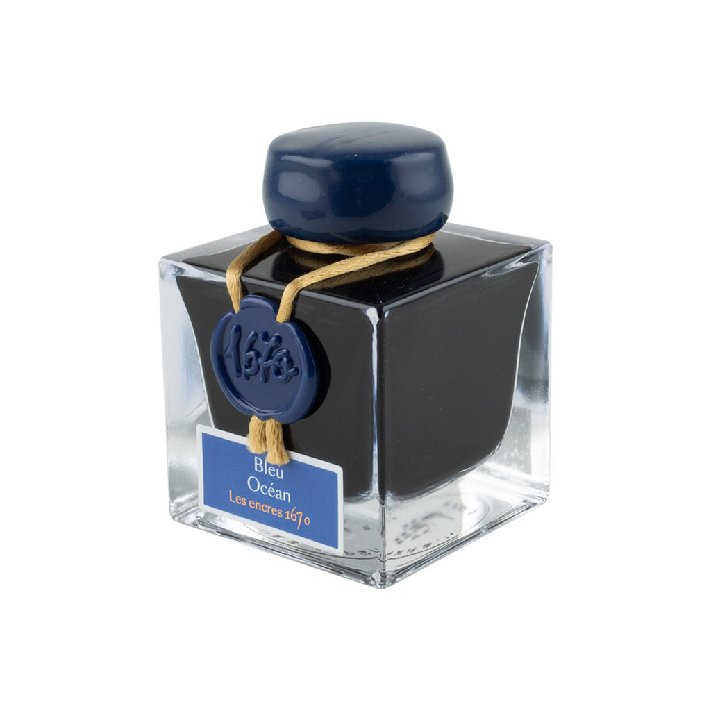 J. Herbin J Herbin 1670 Bleu Ocean Bottled Ink 50ml