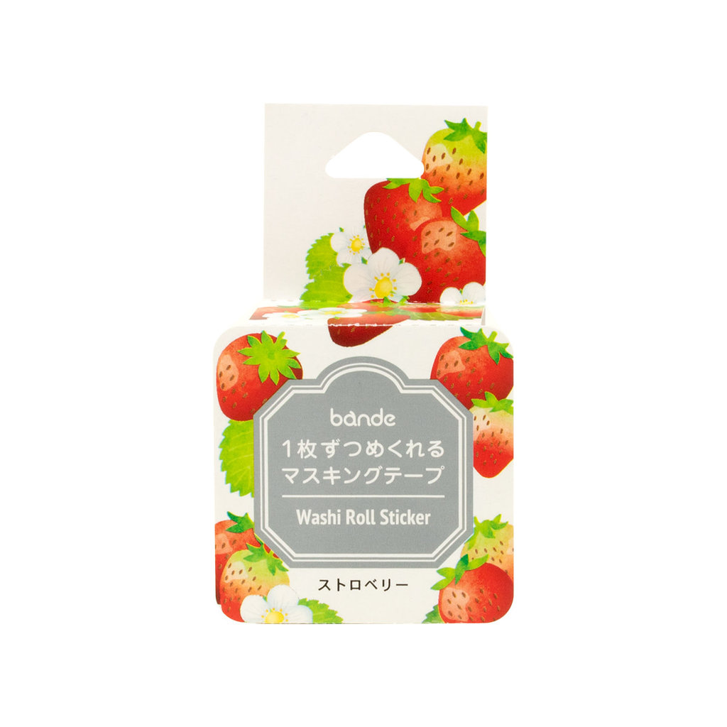 Bande Bande Washi Sticker Roll Strawberry