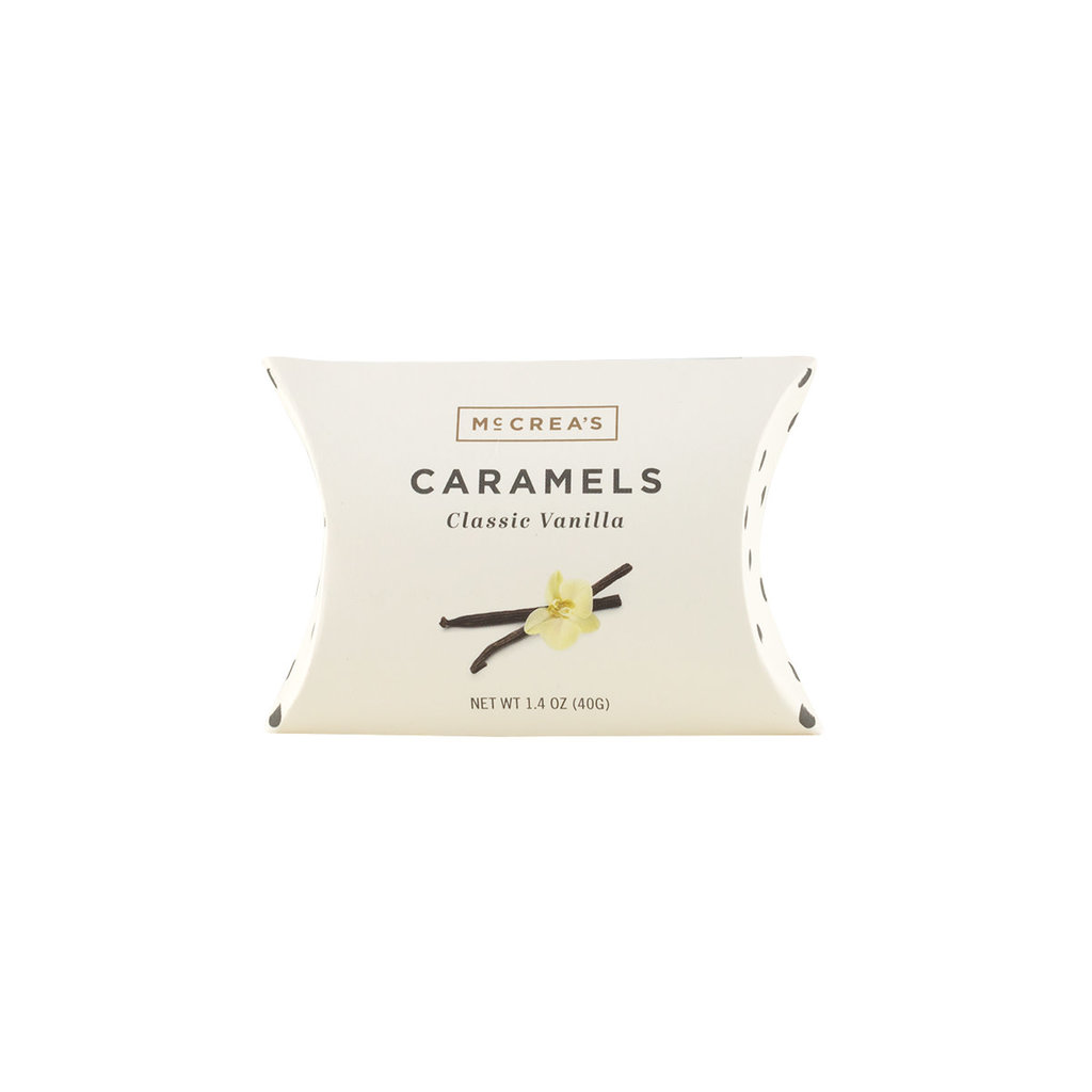 McCrea's Candies Classic Vanilla Caramels Pillow Box