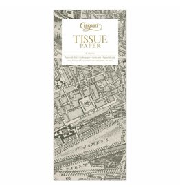 Caspari London Map Tissue Paper - 4 Sheets