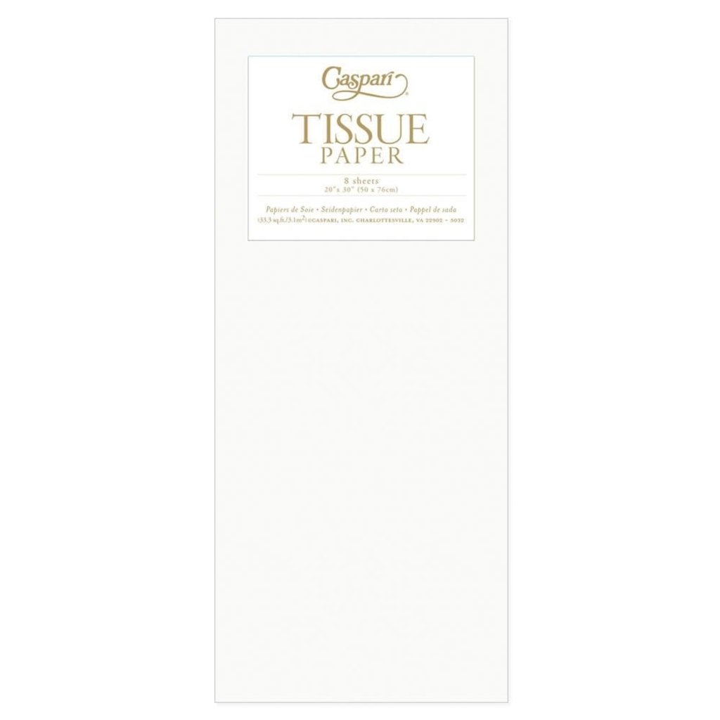 Caspari Ivory Tissue Package - 8 Sheets
