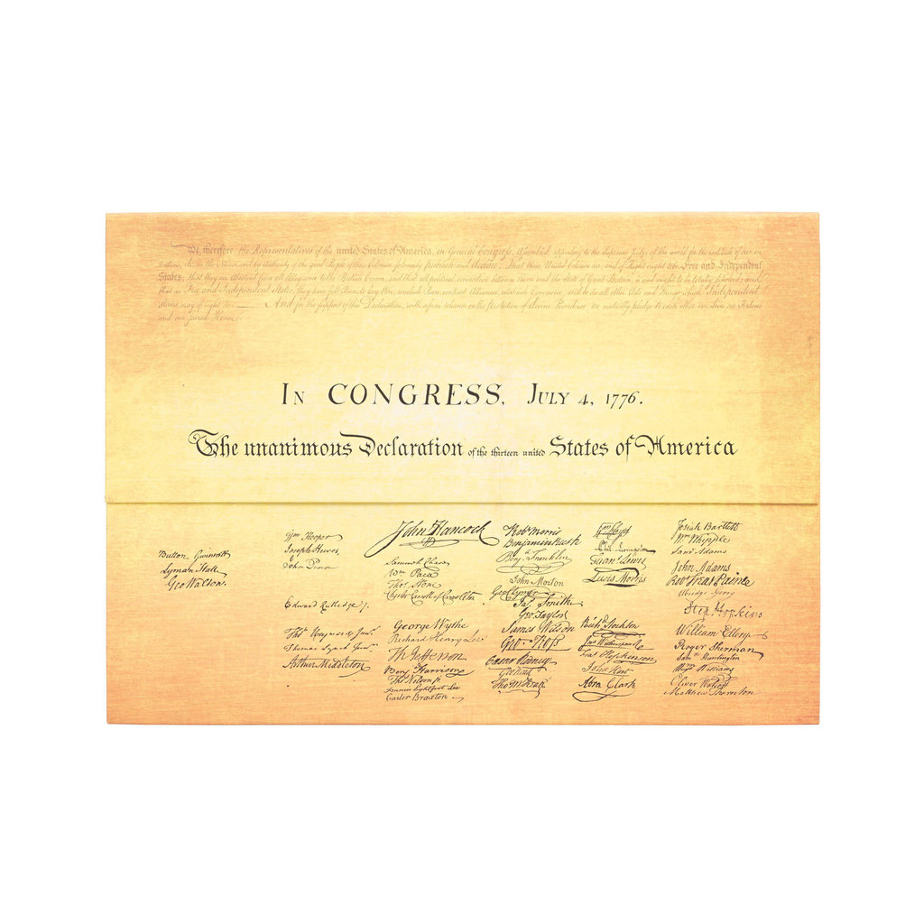 Declaration of Independence Document Folder