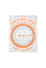 Color Box Design & Letterpress Scientific Birthday Letterpress Card