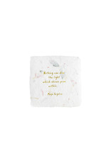 Oblation Papers & Press Maya Angelou Quote Floral Petite Wishes