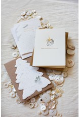 Oblation Papers & Press Magical Christmas Adorable Animal Letterpress Card