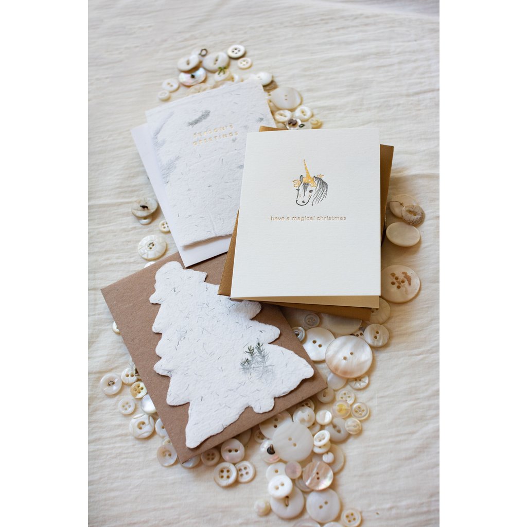 Oblation Papers & Press Handmade Paper Evergreen Fern