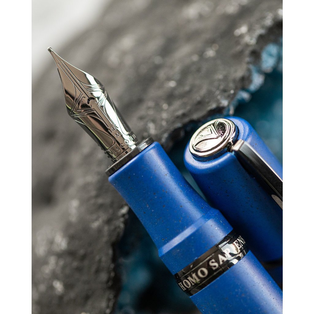 Visconti Visconti Homo Sapiens Lava Color Ultramarine Blue Fountain Pen Extra Fine