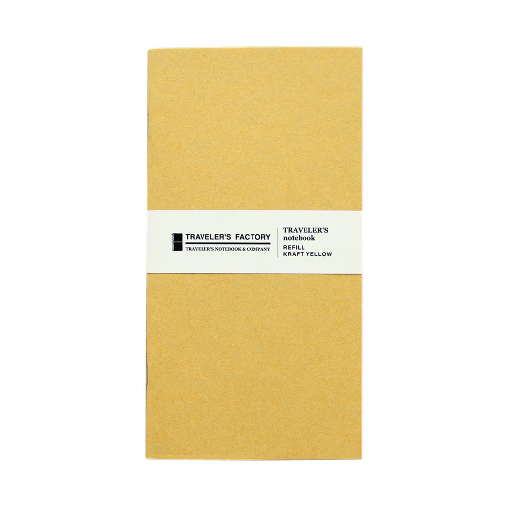 Traveler's Company Traveler's Factory Refill Yellow Kraft Paper