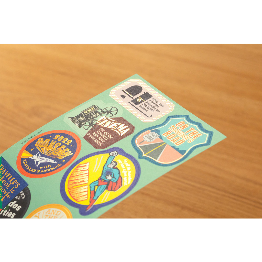 Traveler's Company Traveler's Notebook 2022 Customized Sticker Set