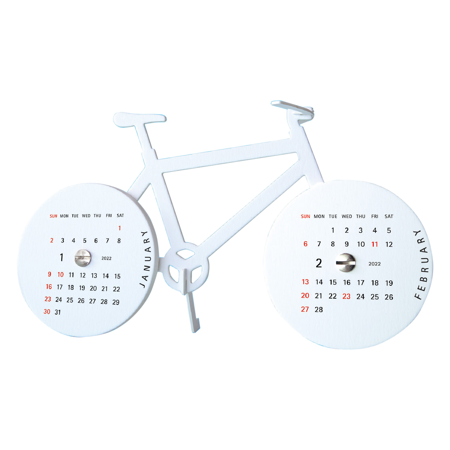 Bike Pop-Up Calendar 2022 - Oblation Papers & Press