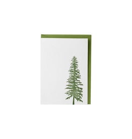 Green Bird Press Conifer Letterpress Gift Enclosure