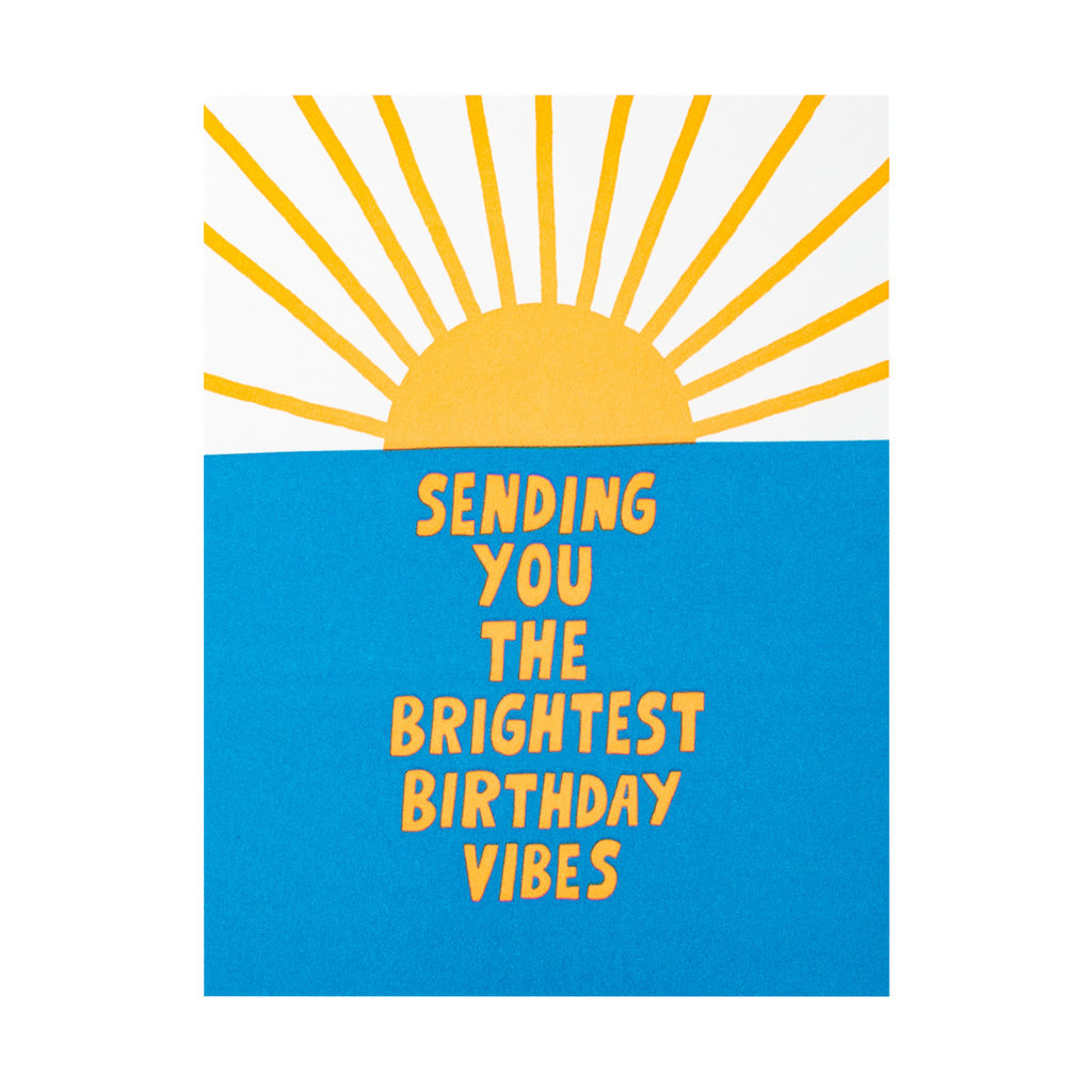 Ashkahn Brightest Birthday Letterpress Card