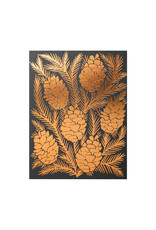 Katharine Watson Pinecones Foil Stamped Holiday card