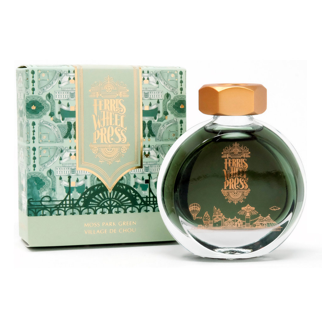 Ferris Wheel Press Green with Curiosity Bottled Ink - 20 ml