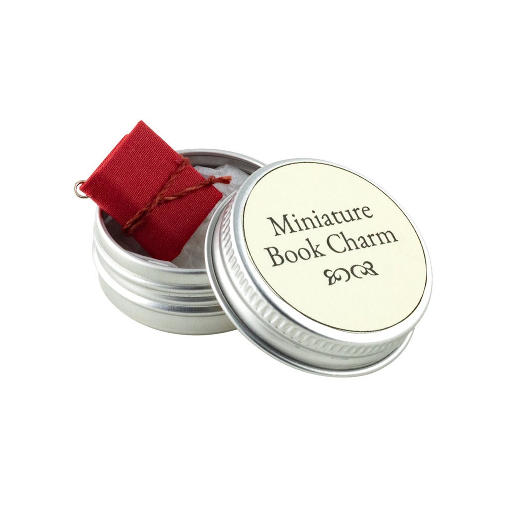 Anachronalia Miniature Book Charm - Red