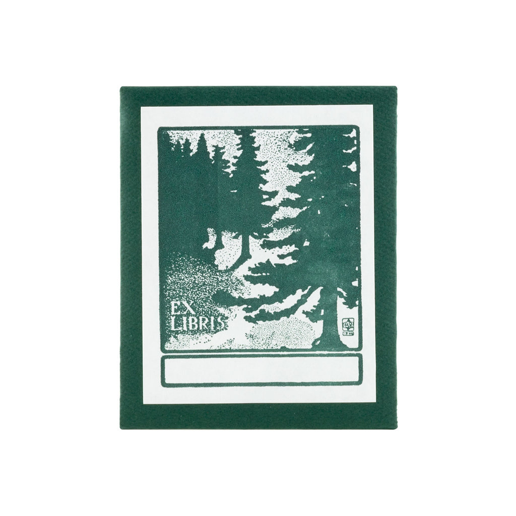 Saturn Press Forest Letterpress Bookplates