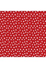 Caspari Small Red Dots Continuous Wrap Roll - 8 ft