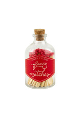 Frankie & Claude Fancy Red Small Match Jar