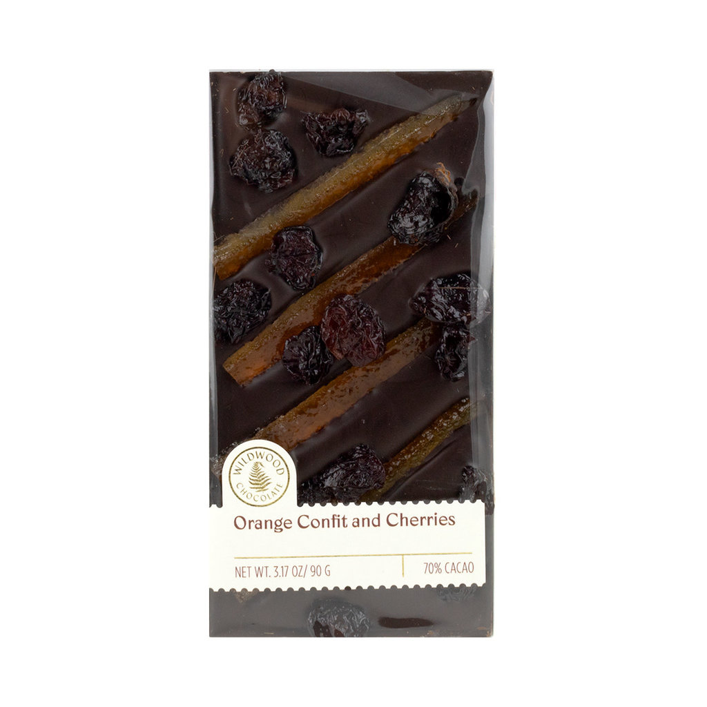 Wildwood Chocolate Orange Confit with Cherries Bar