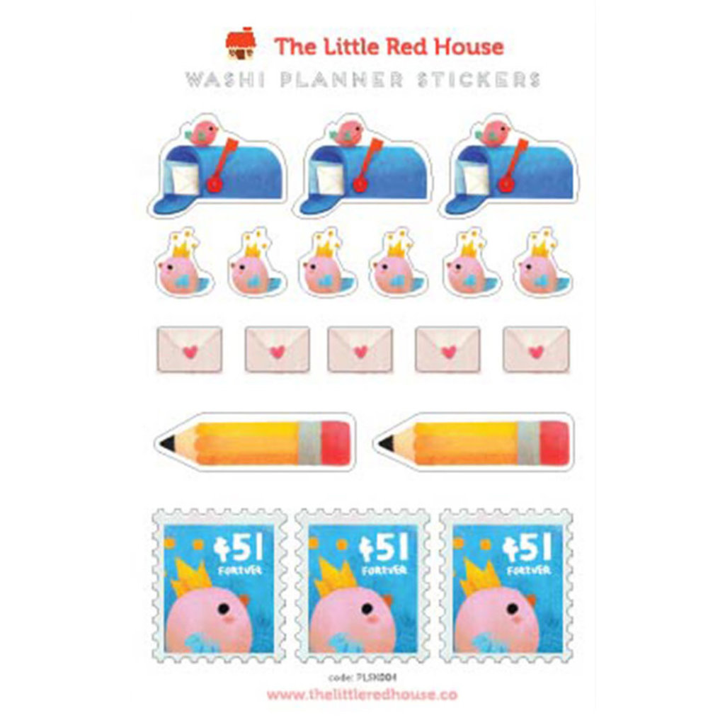 The Little Red House Queenie Bird Planner Stickers