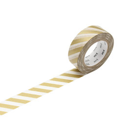mt Stripe Gold 2 Washi Tape