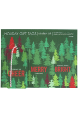 Smudge Ink Evergreen Forest Gift Tags