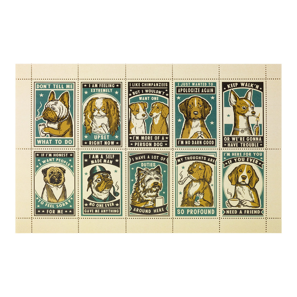 The Portland Stamp Company Attitude Dogs Stamps