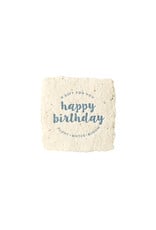 Oblation Papers & Press Birthday Petite Wildflower Wish Letterpress Enclosure