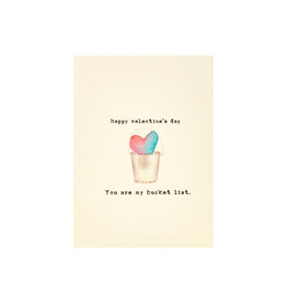Paper Love Boutique Valentine You Are My Bucket List Card