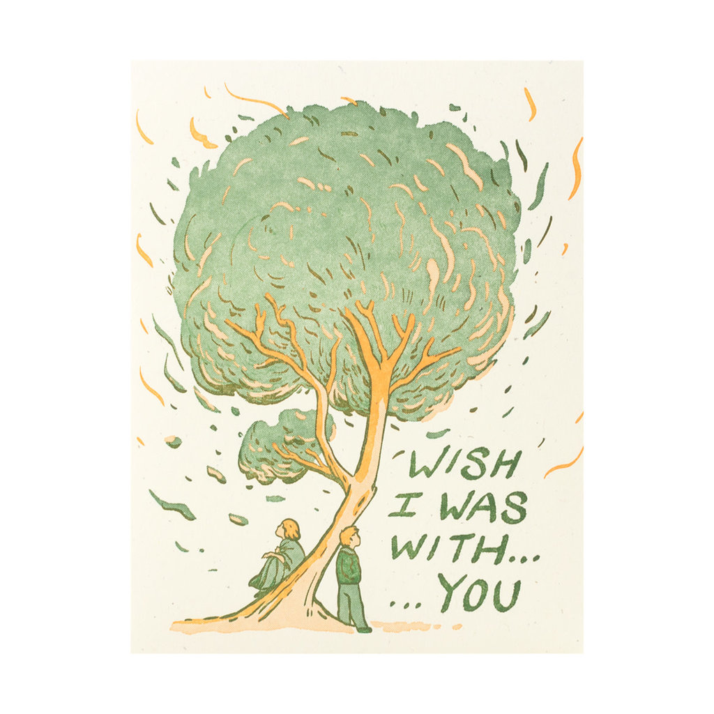 Folio Press & Paperie Tree Missing You Letterpress Card