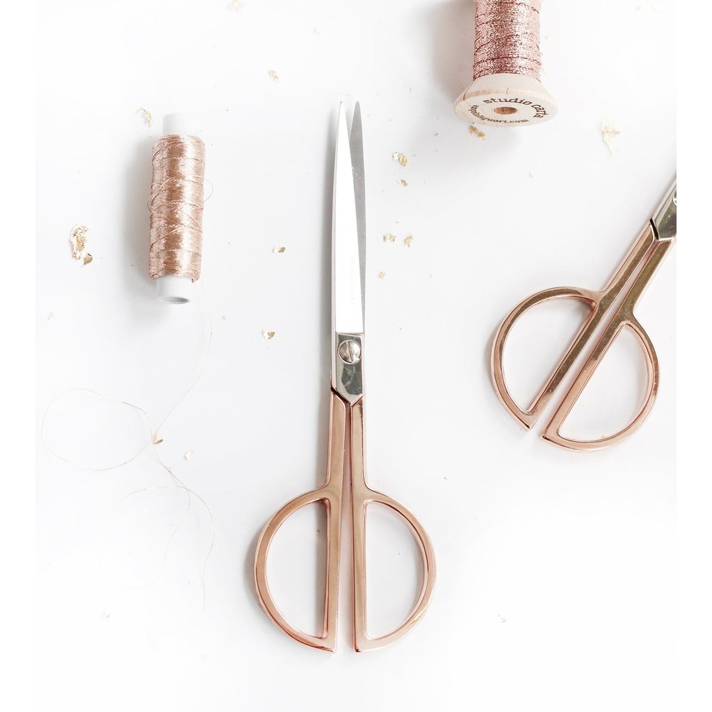 studio carta Paper Scissors - Rose Gold Handle