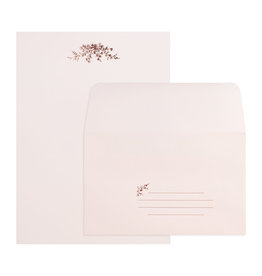 Oblation Papers & Press Letter Set Rose Bouquet Limited Edition Pink Paper