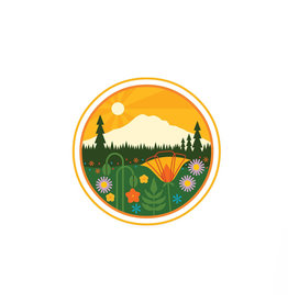 Amber Leaders Designs Mount Rainier Vinyl Sticker