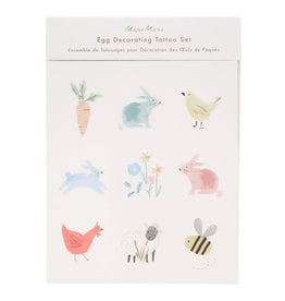 Meri Meri Spring Bunny Egg Decorating Tattoo Kit