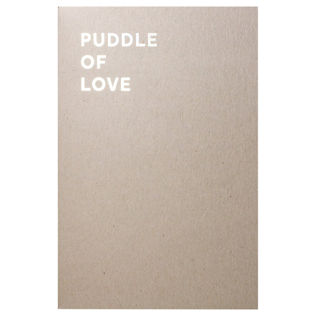 Noat Puddle of Love Letterpress Card