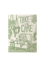Folio Press & Paperie Take Good Care Letterpress Card