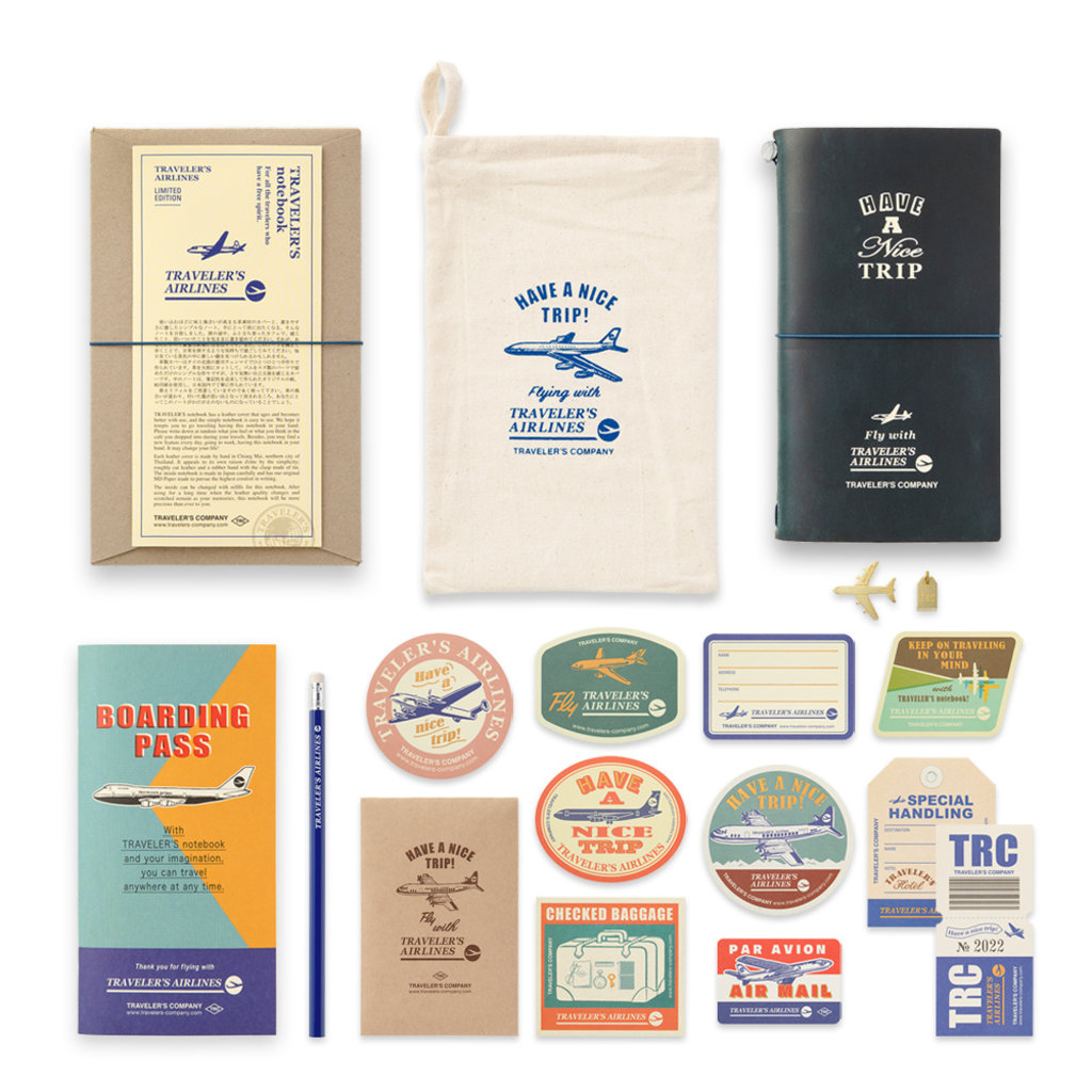 Traveler's Company [sold out] Traveler's Notebook AIRLINES Limited Set