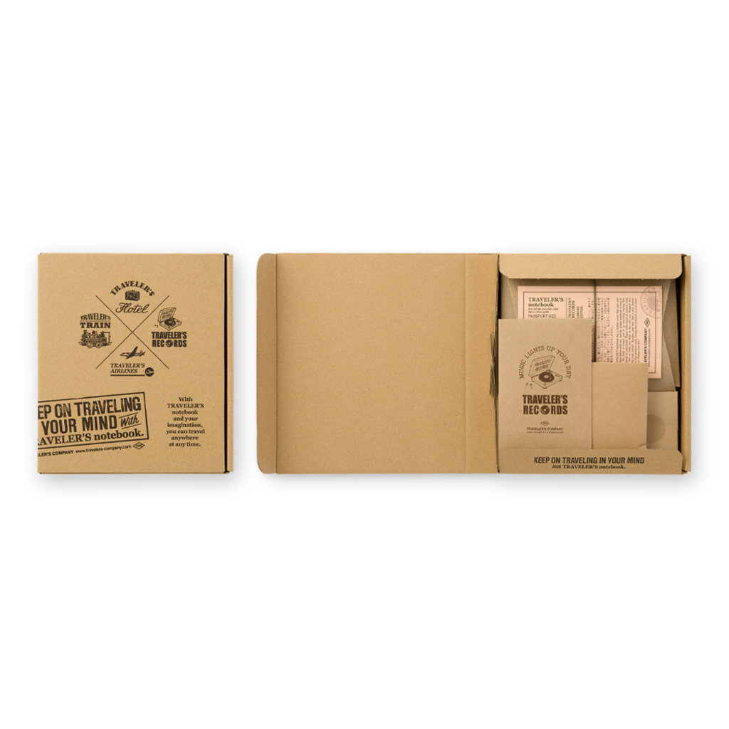 Traveler's Company [sold out] Traveler's Notebook Passport Records Limited Set